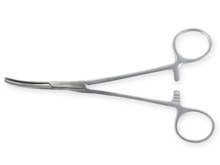Clești hemostatic Kelly - curbi - 16 cm