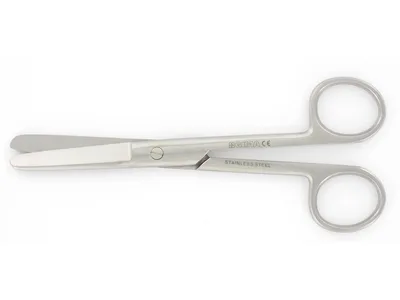Foarfece drepte obtuze/obtuze - 14,5 cm