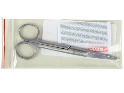 Foarfece curbate - ascuțite/ascuțite - 14,5 cm