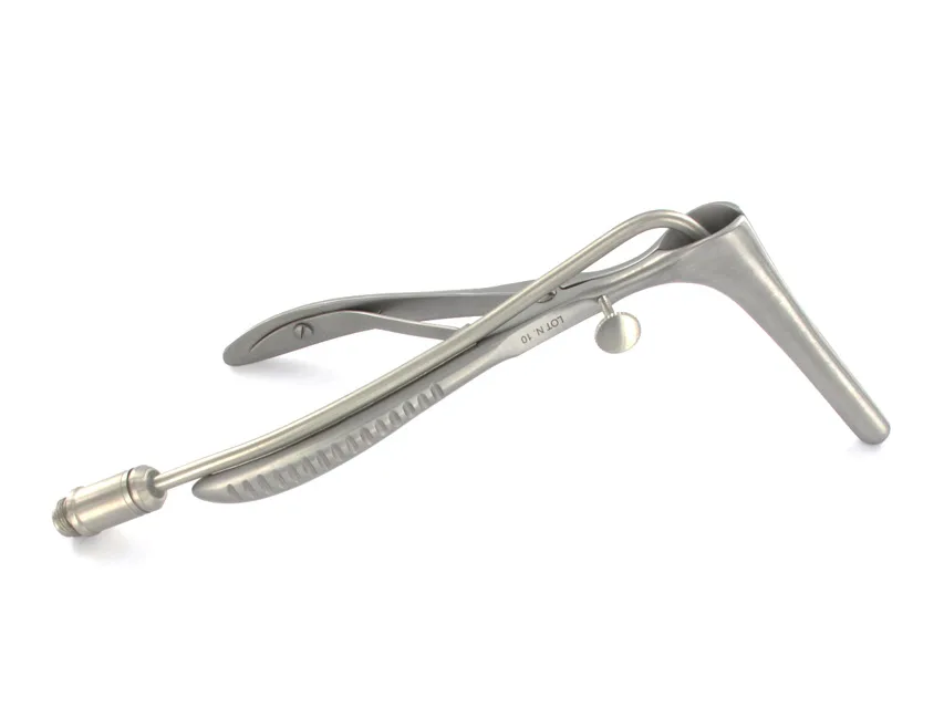 Forceps nazal Killian cu fibră optică 75 mm, 14 cm