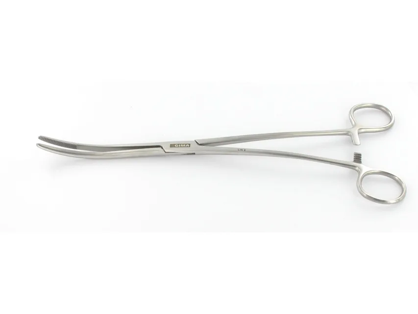 Forceps Bozeman - curbat - 26 cm