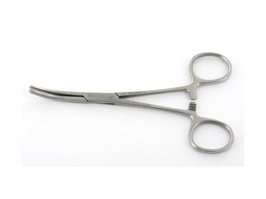 Clește Klemmer - curbat - 14 cm