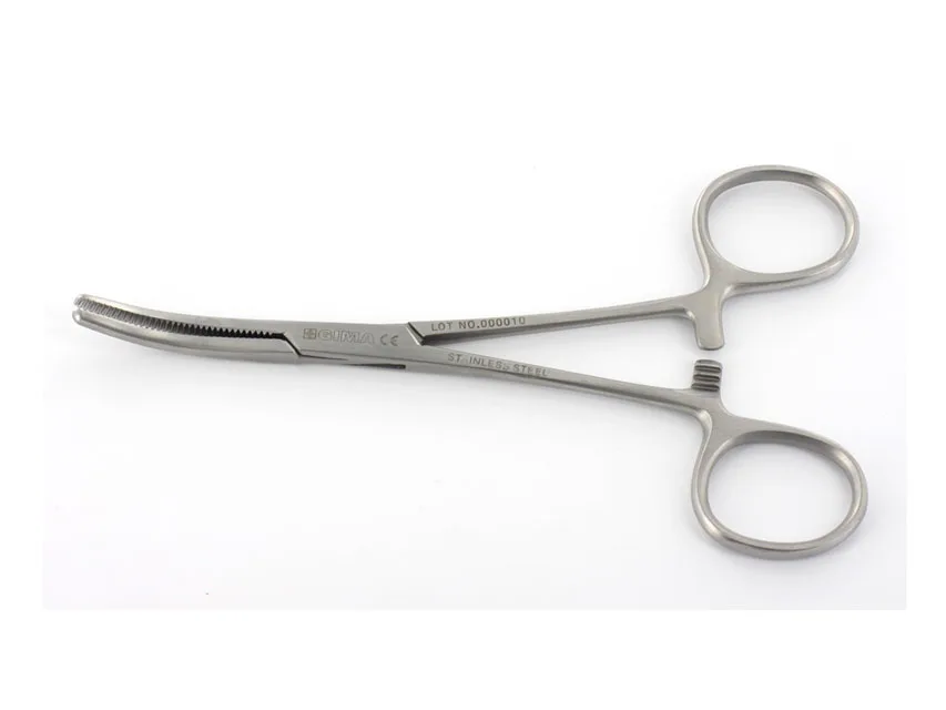 Cleme hemostatic Klemmer - curbe - 16 cm