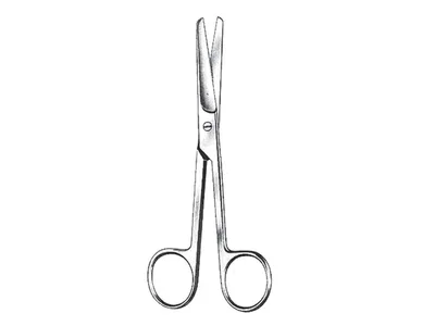 Foarfece drepte cu vârfuri mate - 16cm