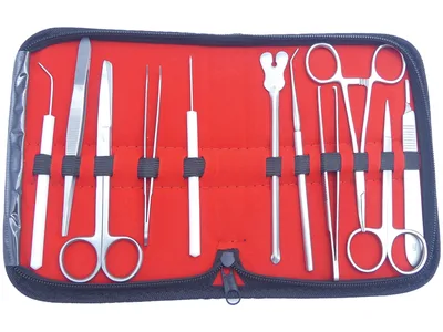 Set disecție student oțel inoxidabil AISI 202 - 11 piese