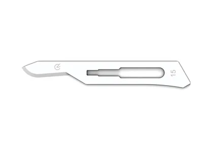 Lame chirurgicale Carbon Steel nr. 15 - sterile