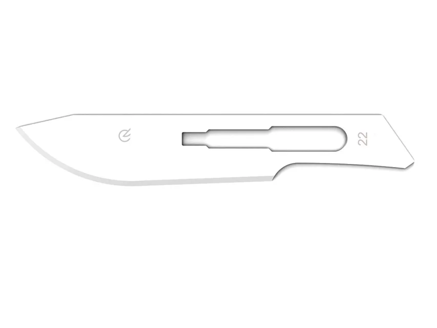 Lame din oțel carbon nr. 22 - sterile