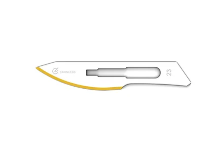 Lame din oțel inoxidabil diamantine nr. 23 - sterile