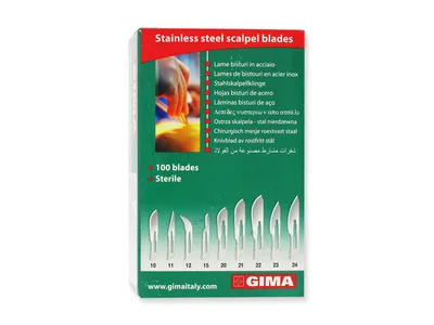 Lame chirurgicale inox nr. 12 - sterile