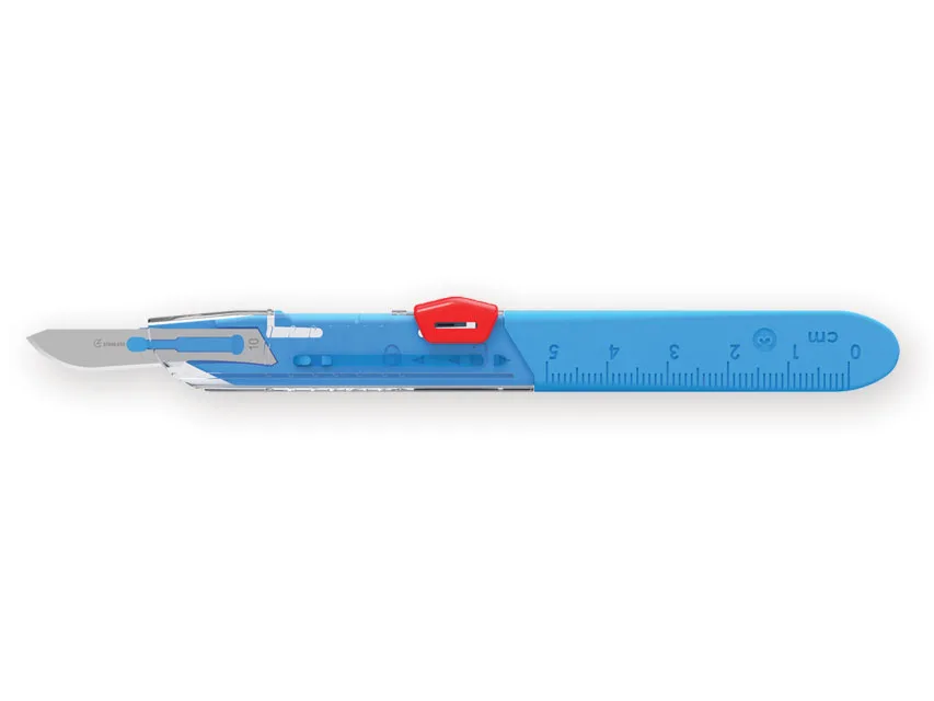Bistouri de protecție cu ecran de siguranță nr. 10 - steril