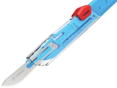 Bistouri de protecție cu ecran de siguranță nr. 10 - steril