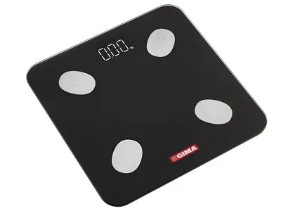 Cantar compozitie corporala GIMAFIT BODY FAT cu GimaAPP si bluetooth - negru