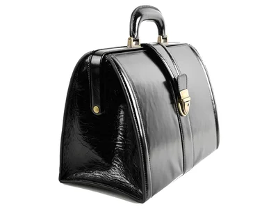 Valigetta Prime Leather Medical Bag - negru
