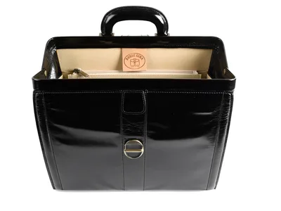 Valigetta Prime Leather Medical Bag - negru