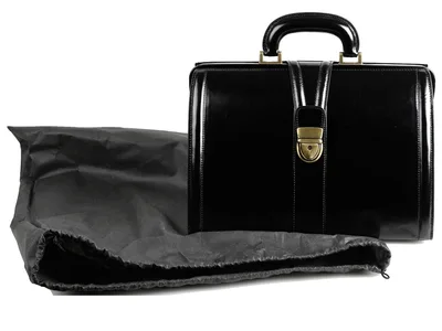 Valigetta Prime Leather Medical Bag - negru