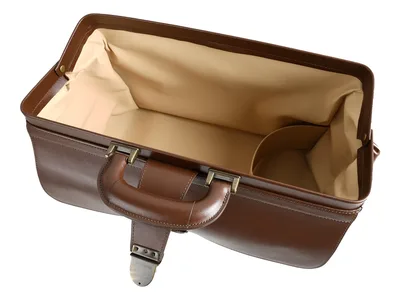 Geantă medicală SUPERTEXAS LEATHER - cărămizie