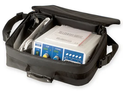 Geantă transport - nylon negru pentru ECG, Diatermo