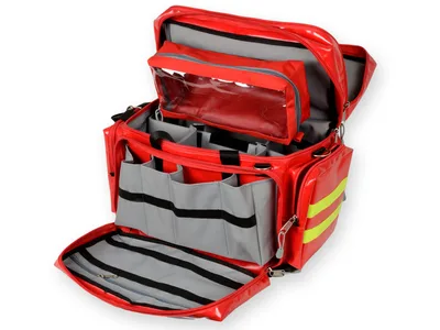 Geantă Smart din PVC coated - mediu - roșu
