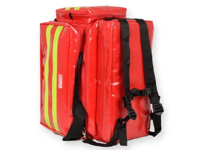 Geantă Smart din PVC coated - mediu - roșu