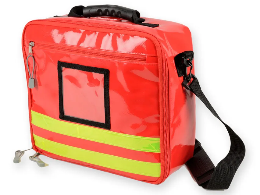 Geantă CUBO BAG PVC cu acoperire - roșie