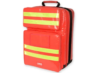 Rucsac SILOS 2 - GIMA - rosu - polyester + PVC