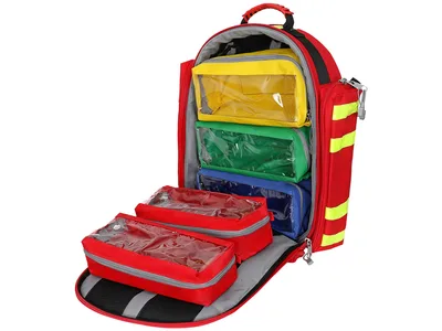 Rucsac medical - LOGIC 1 - GIMA - polyester - rosu