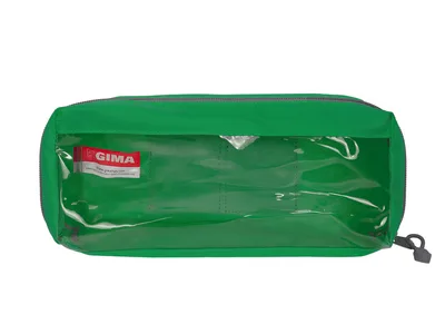Geantă dreptunghiulară E2 cu fereastră - verde