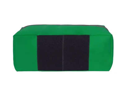 Geantă dreptunghiulară E2 cu fereastră - verde