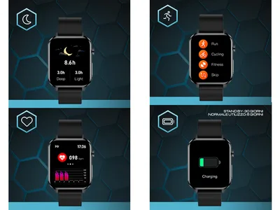 Quadrant smartwatch