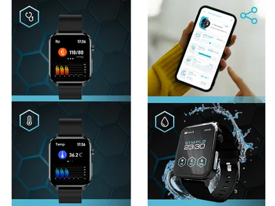 Quadrant smartwatch