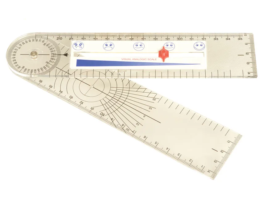 Goniometru cu riglă de scară a durerii