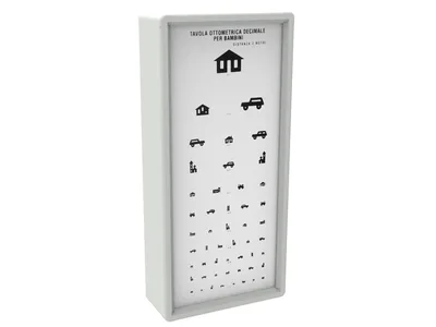Tablă optometrică iluminată pentru copii 3 m