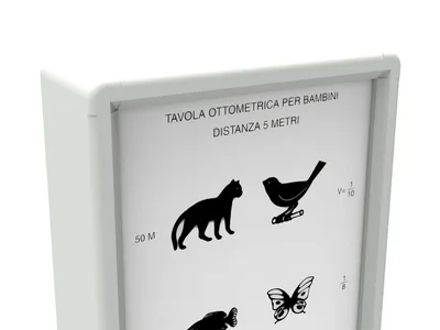 Tablă optometrică - animale