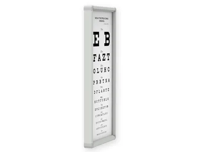 Tablă optometrică Armagnac - 5 m - neîluminată