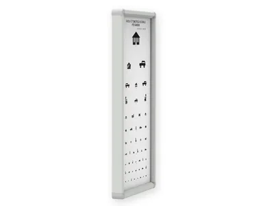 Tablă optometrică pentru copii - 3 m - neils luminată
