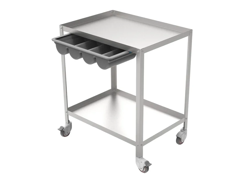 Cărucior inox