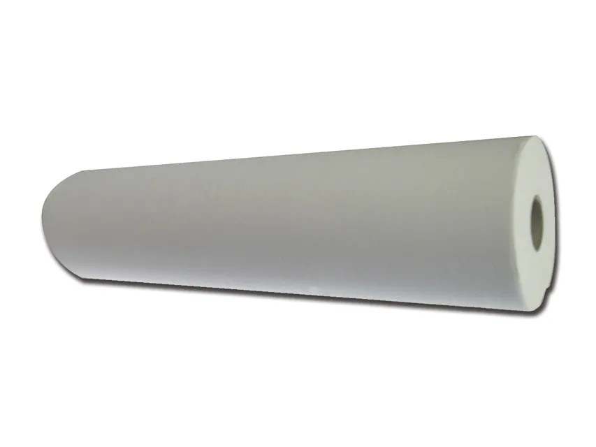 Rolă de hârtie pat microagreată lipită 2 straturi - 80m x 59cm