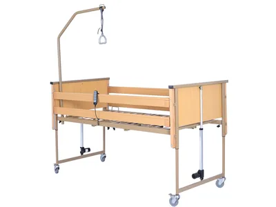 Pat cu 3 motoare, reglabil în înălțime 84-125 cm - 3 articulații - 4 secții