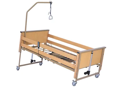 Pat cu 3 motoare, reglabil în înălțime 84-125 cm - 3 articulații - 4 secții