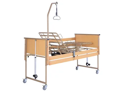 Pat cu 3 motoare, reglabil în înălțime 84-125 cm - 3 articulații - 4 secții
