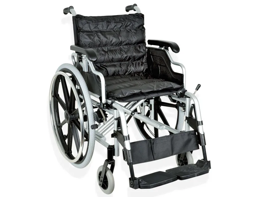 Scaun cu rotile deluxe - Aluminiu