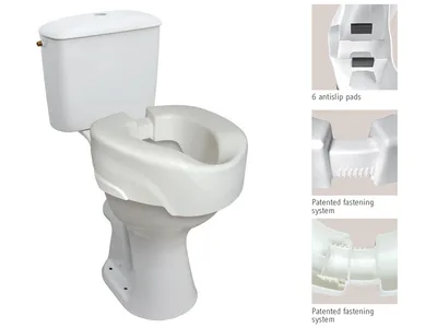 CLIPUP toilet raised