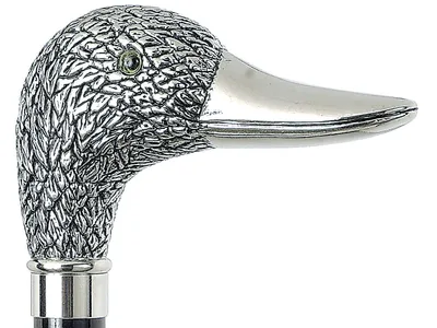 Baston lemn - mâner crom "DUCK"