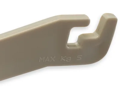 Suport plastic - 2 cârlige