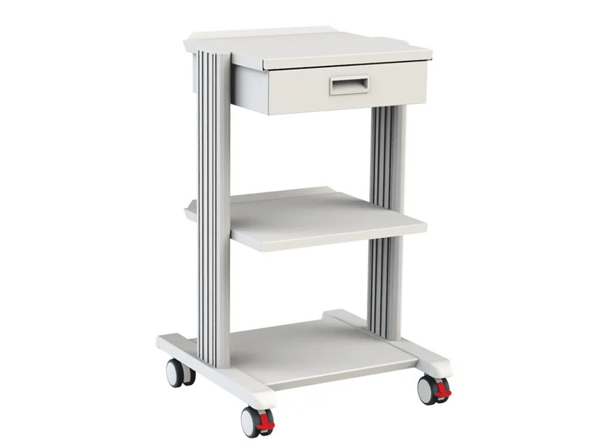 Cărucior Smart - 2 rafturi 40x36 cm + bază + sertar