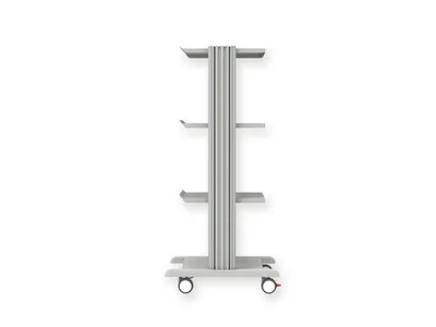 Cărucior Smart - 3 rafturi 40x36 cm + bază