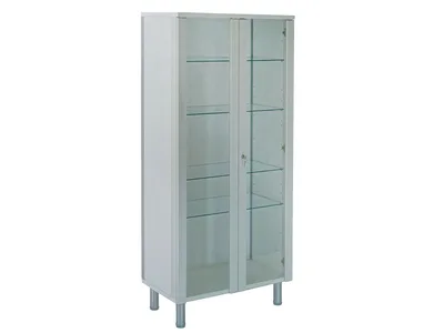 Dulap de stocare multifuncțional - gri deschis