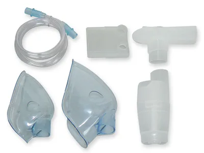 Kit nebulizator (2 măști, tub, balon, canulă nazală, bucal) pentru Eolo, Corsia
