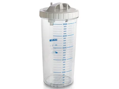 Borcan 5 l cu capac - autoclavabil la 143°C
