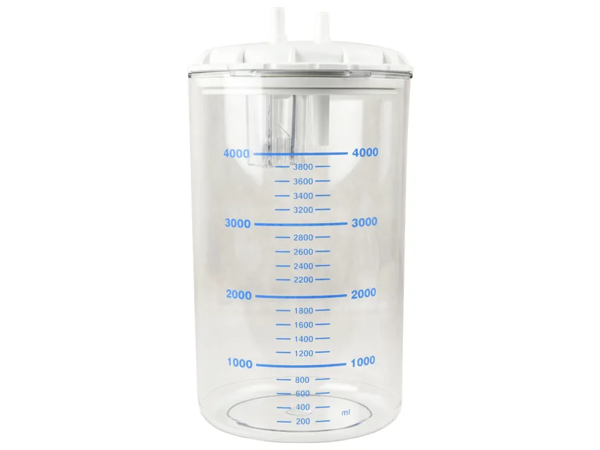 Sticlă 4 l cu capac - autoclavabilă 121°C